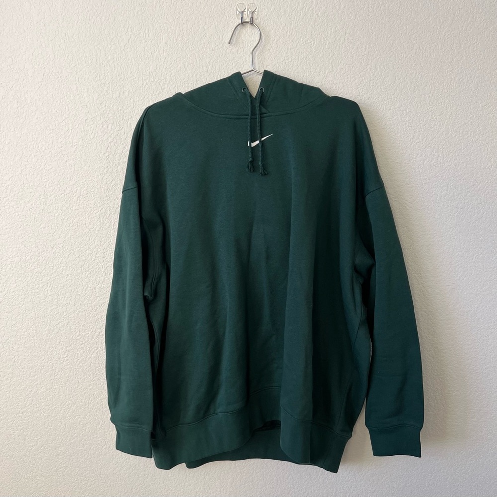 Preowned Nike Center Swoosh Hoodie Green Size XL
